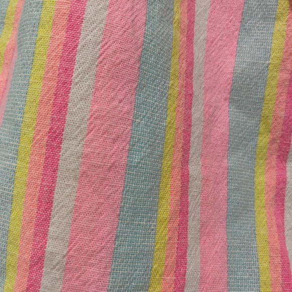 Girls Clothes Carter’s Outfit Linen Top and Matching Bike Shorts Size 7 - Picture 5 of 8